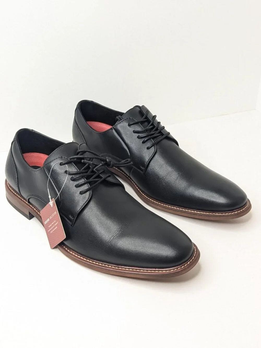 Stacy Adams Marlton Plain Toe Oxford Dress Shoes Black Leather Men's 10.5